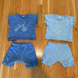 Gunamuna t shirt and shorts set bundle 9-12 month